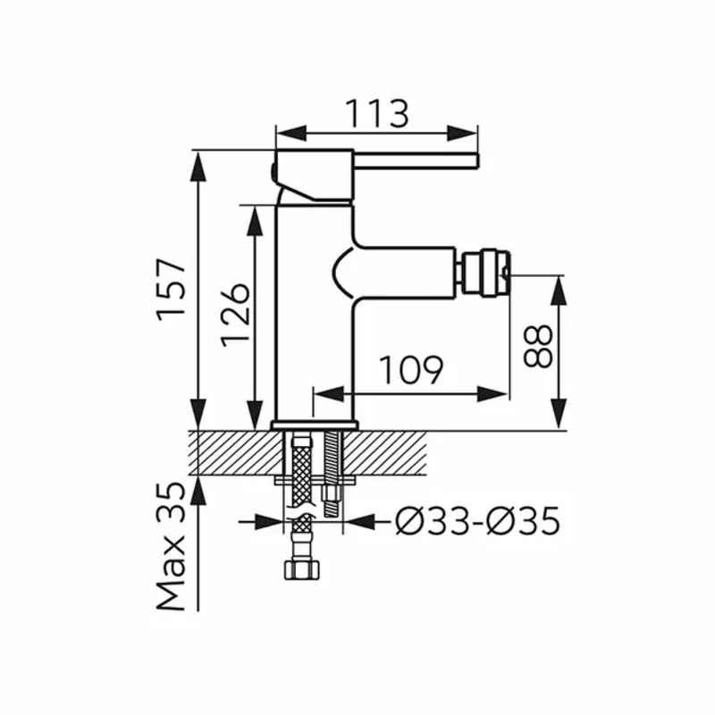 Casa si Gradina - Sanitare - Lavoar baie si accesorii - Baterii sanitare - Baterie bideu Ferro Fiesta auriu lucios cu ventil automat - Infinity.ro