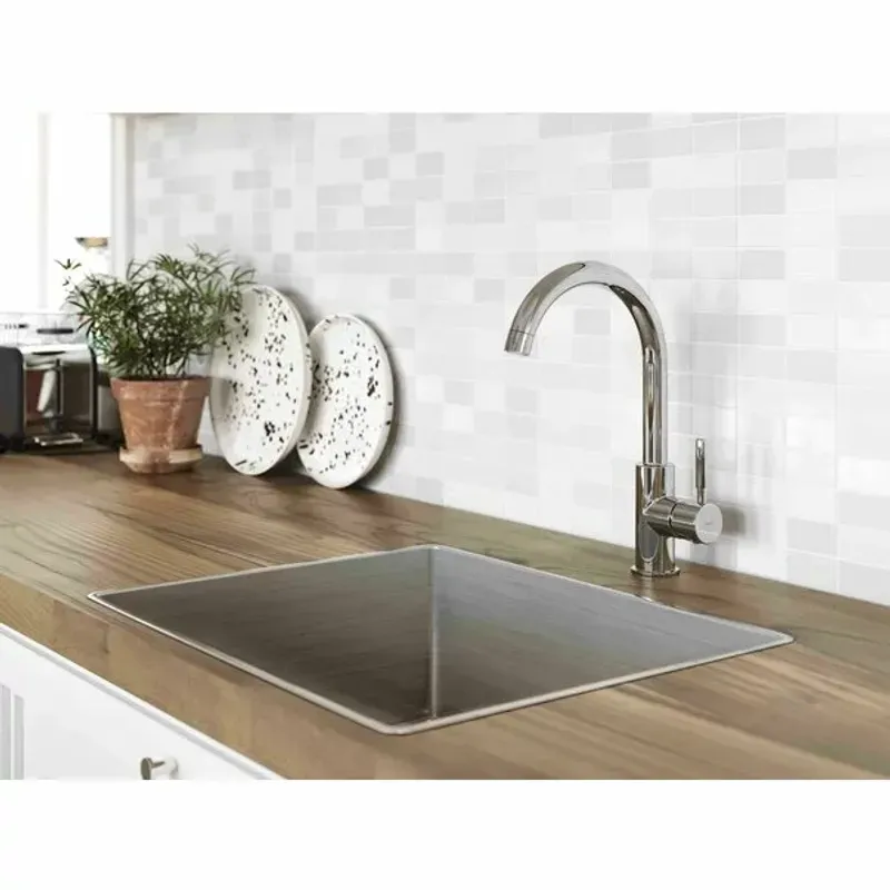 Casa si Gradina - Sanitare - Chiuveta bucatarie si accesorii - Baterii bucatarie - Baterie bucatarie Ferro Lugio monocomanda crom lucios - Infinity.ro