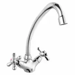 Casa si Gradina - Sanitare - Chiuveta bucatarie si accesorii - Baterii bucatarie - Baterie bucatarie gat de lebada dubla comanda Ferro Retro - Infinity.ro