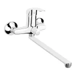 Casa si Gradina - Sanitare - Lavoar baie si accesorii - Baterii sanitare - Baterie cada Ferro Vasto pipa mobila 35 cm - Infinity.ro