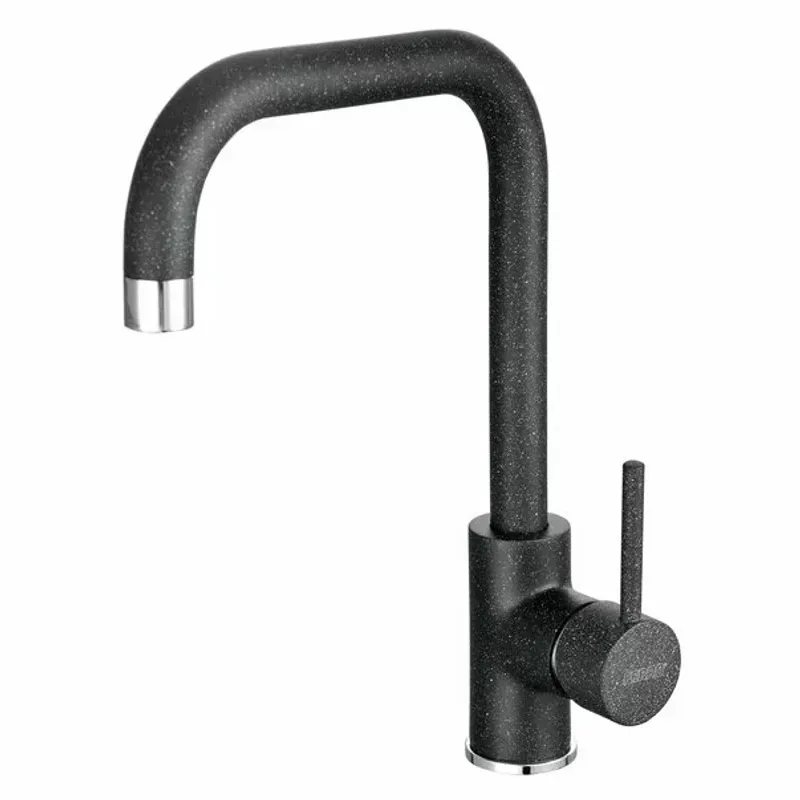 Casa si Gradina - Sanitare - Chiuveta bucatarie si accesorii - Baterii bucatarie - Baterie bucatarie negru mat Ferro Freya pipa mobila - Infinity.ro