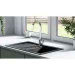 Casa si Gradina - Sanitare - Chiuveta bucatarie si accesorii - Baterii bucatarie - Baterie bucatarie crom cu pipa inalta Ferro Zicco - Infinity.ro