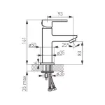 Casa si Gradina - Sanitare - Lavoar baie si accesorii - Baterii sanitare - Baterie lavoar Ferro Zicco - Infinity.ro