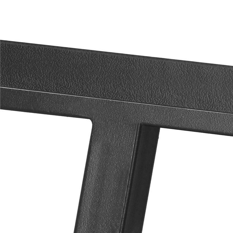 Casa si Gradina - Mobilier - Mese si birouri - Birouri - Birou tip masa laterala, cu cadru din otel, 50x100x76 cm, industrial, maro - Infinity.ro