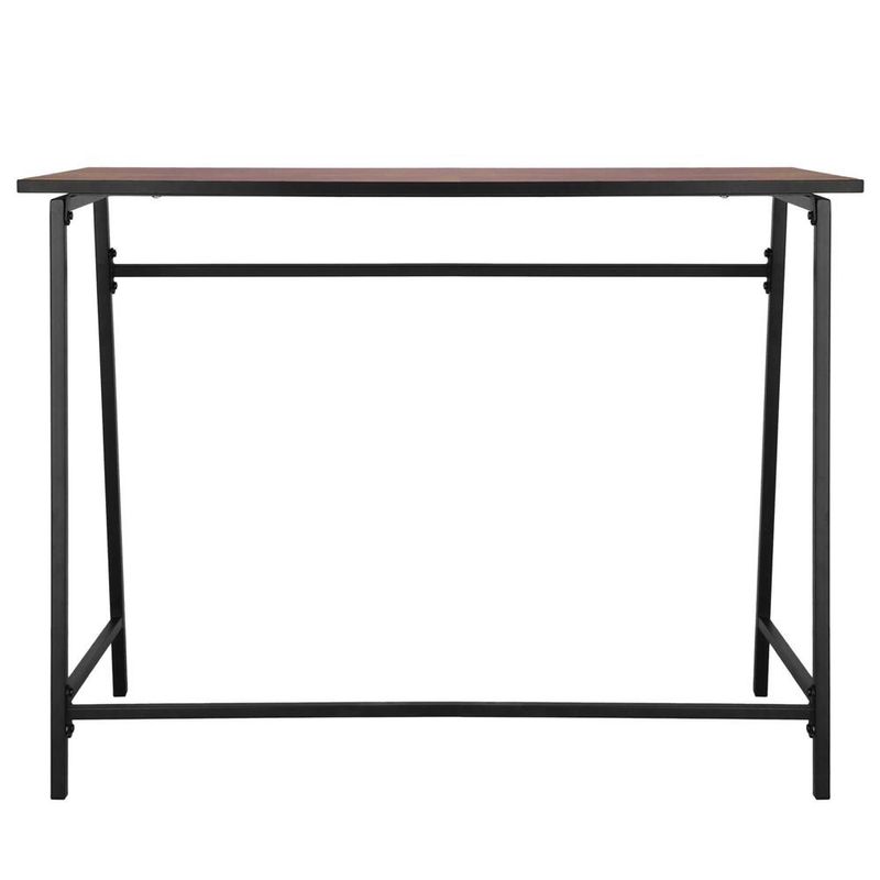 Casa si Gradina - Mobilier - Mese si birouri - Birouri - Birou tip masa laterala, cu cadru din otel, 50x100x76 cm, industrial, maro - Infinity.ro