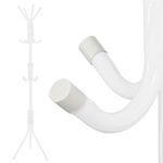 Casa si Gradina - Mobilier - Organizare si depozitare - Cuiere - Cuier tip pom metalic Sersimo, 12 agatatoare, 177cm, alb - Infinity.ro