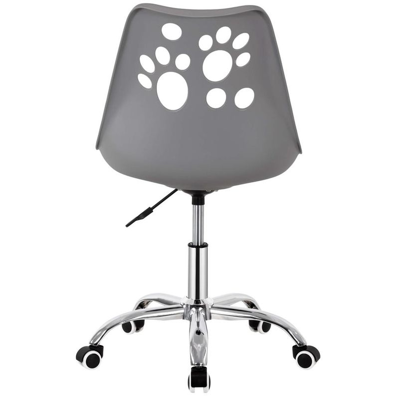 Casa si Gradina - Mobilier - Scaune si fotolii - Scaune - Scaun birou ergonomic, cu sezut din spuma, reglabil pe inaltime, maxim 120 kg, 90x49x48 cm, gri - Infinity.ro