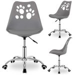 Casa si Gradina - Mobilier - Scaune si fotolii - Scaune - Scaun birou ergonomic, cu sezut din spuma, reglabil pe inaltime, maxim 120 kg, 90x49x48 cm, gri - Infinity.ro