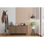 Casa si Gradina - Mobilier - Organizare si depozitare - Cuiere - Cuier hol metalic 178 cm, 12 carlige, design minimalist, negru - Infinity.ro