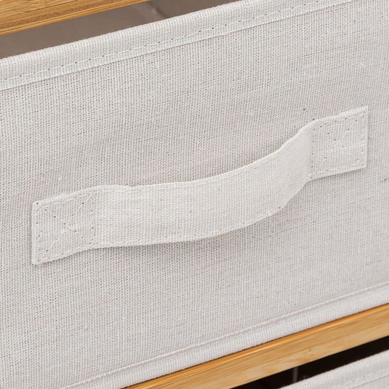 Casa si Gradina - Mobilier - Biblioteci si rafturi - Etajere - Etajera dubla 5Five Tidy Box, 6 compartimente, 66x33x78 cm, natur - Infinity.ro