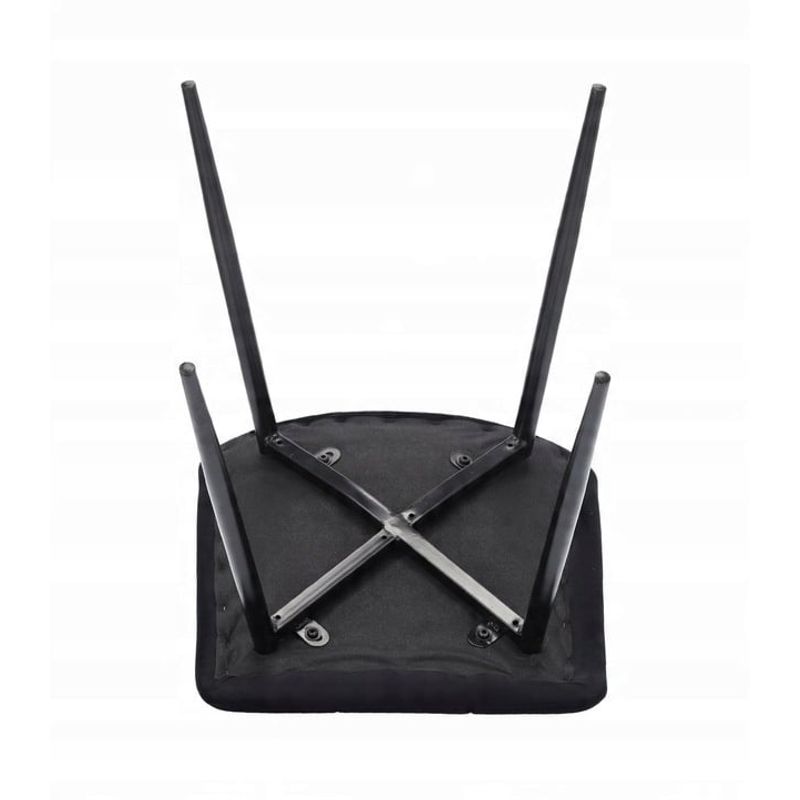 Casa si Gradina - Mobilier - Scaune si fotolii - Scaune - Scaun living tapitat cu catifea, spatar matlasat, 44x54x89 cm, gri - Infinity.ro