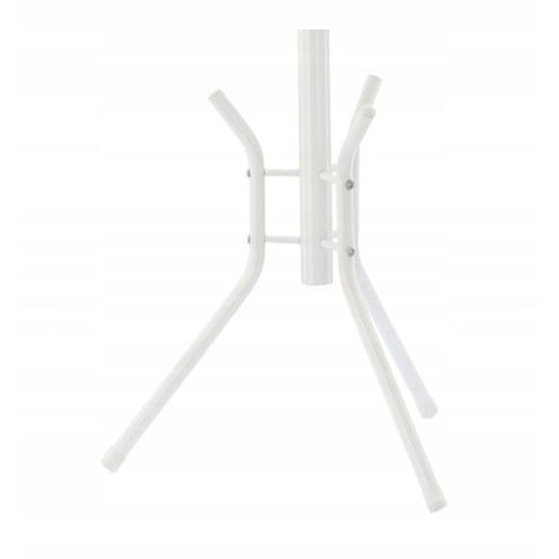 Casa si Gradina - Mobilier - Organizare si depozitare - Cuiere - Cuier hol metalic 178 cm, 12 carlige, design minimalist, alb - Infinity.ro