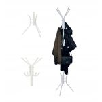 Casa si Gradina - Mobilier - Organizare si depozitare - Cuiere - Cuier hol metalic 178 cm, 12 carlige, design minimalist, alb - Infinity.ro