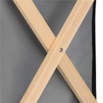 Market - Spalare si intretinere rufe - Uscatoare de rufe si accesorii - Cos de rufe cu 3 compartimente, cadru din lemn, 67x42x57 cm, 105 litri - Infinity.ro