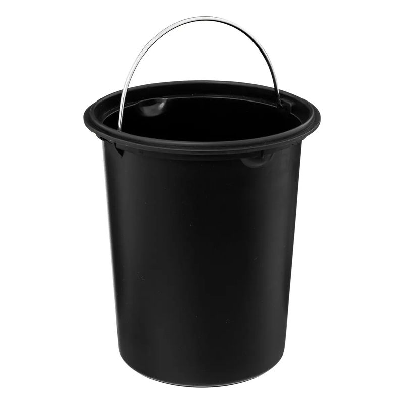 Casa si Gradina - Mobilier - Organizare si depozitare - Cosuri de gunoi - Cos gunoi 5Five Colors Concrete cu pedala si inchidere soft-close, otel, 3 L, 23x23x17 cm, gri - Infinity.ro