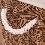 Market - Spalare si intretinere rufe - Uscatoare de rufe si accesorii - Cos rufe 5Five Blackflora, bambus, 60 litri, 42x31x51 cm, natur - Infinity.ro