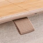 Market - Spalare si intretinere rufe - Uscatoare de rufe si accesorii - Cos rufe 5Five Blackflora, bambus, 60 litri, 42x31x51 cm, natur - Infinity.ro