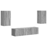 Casa si Gradina - Mobilier - Seturi de mobilier - Seturi living - Set de mobilier 2 pcs, Gri Sonoma - Infinity.ro