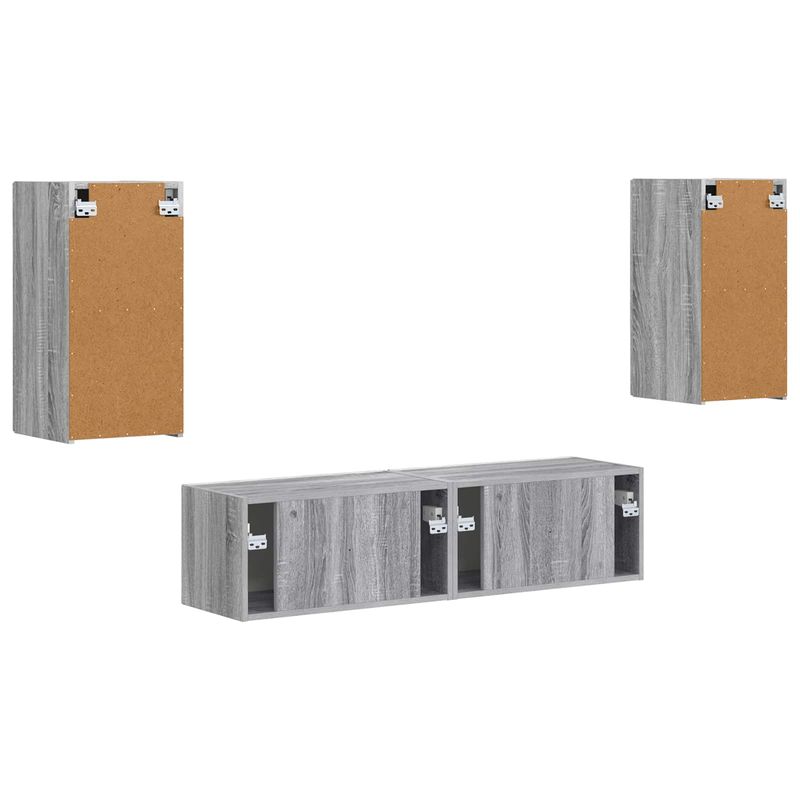 Casa si Gradina - Mobilier - Seturi de mobilier - Seturi living - Set de mobilier 2 pcs, Gri Sonoma - Infinity.ro