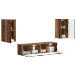 Casa si Gradina - Mobilier - Seturi de mobilier - Seturi living - Set de mobilier 2 pcs, Lemn Vechi - Infinity.ro
