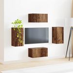 Casa si Gradina - Mobilier - Seturi de mobilier - Seturi living - Set de mobilier 2 pcs, Lemn Vechi - Infinity.ro