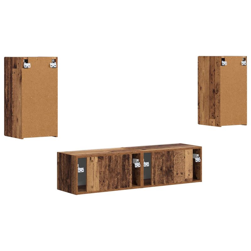 Casa si Gradina - Mobilier - Seturi de mobilier - Seturi living - Set de mobilier 2 pcs, Lemn Vechi - Infinity.ro