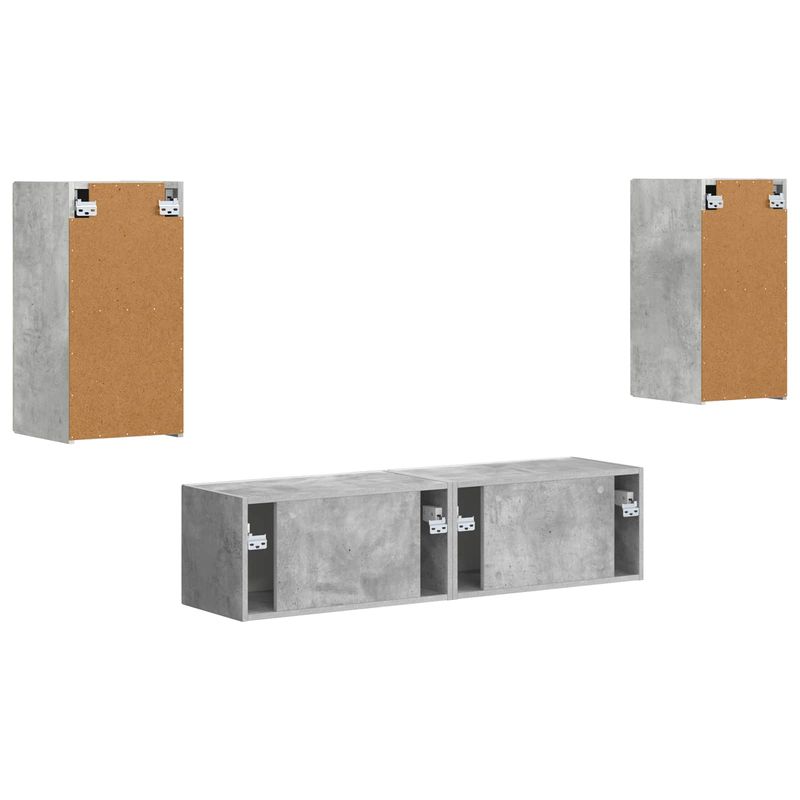 Casa si Gradina - Mobilier - Seturi de mobilier - Seturi living - Set de mobilier 2 pcs, Gri din beton - Infinity.ro