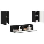 Casa si Gradina - Mobilier - Seturi de mobilier - Seturi living - Set de mobilier 2 pcs, Negru - Infinity.ro