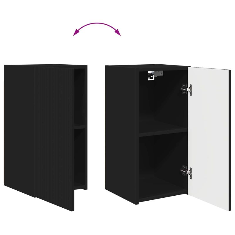 Casa si Gradina - Mobilier - Seturi de mobilier - Seturi living - Set de mobilier 2 pcs, Negru - Infinity.ro
