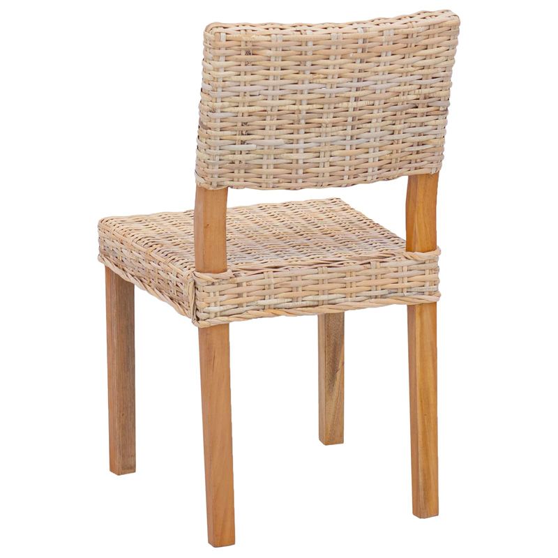 Casa si Gradina - Mobilier - Scaune si fotolii - Scaune - Scaune 2 pcs natural, 45 x 55 x 84 cm, Ratan Kubu - Infinity.ro