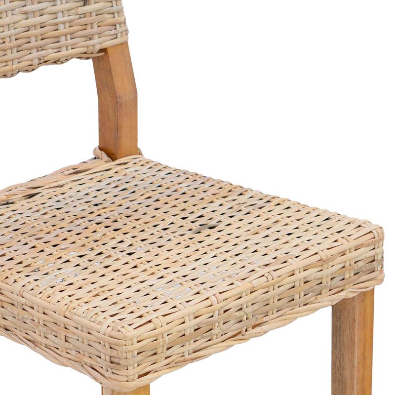 Casa si Gradina - Mobilier - Scaune si fotolii - Scaune - Scaune 2 pcs natural, 45 x 55 x 84 cm, Ratan Kubu - Infinity.ro