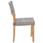 Casa si Gradina - Mobilier - Scaune si fotolii - Scaune - Scaune 2 pcs Gri Kubu, 45 x 55 x 84 cm, Ratan Kubu - Infinity.ro