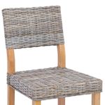 Casa si Gradina - Mobilier - Scaune si fotolii - Scaune - Scaune 2 pcs Gri Kubu, 45 x 55 x 84 cm, Ratan Kubu - Infinity.ro