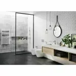 Casa si Gradina - Sanitare - Lavoar baie si accesorii - Baterii sanitare - Baterie cada - dus incastrata Ferro Square crom - Infinity.ro