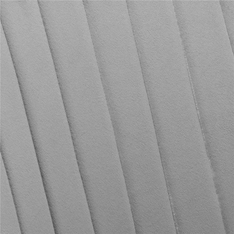 Casa si Gradina - Mobilier - Scaune si fotolii - Scaune - Scaun living tapitat, design modern, catifea, picioare metalice, 85x52x46 cm, gri - Infinity.ro