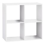 Casa si Gradina - Mobilier - Biblioteci si rafturi - Biblioteci - Biblioteca 5Five Mix n'Modul, 4 compartimente, PAL, 68x32x68 cm, alb - Infinity.ro