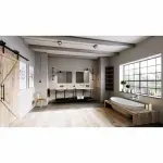 Casa si Gradina - Sanitare - Lavoar baie si accesorii - Baterii sanitare - Baterie lavoar incastrata crom cu pipa 18 cm Ferro Square - Infinity.ro