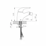 Casa si Gradina - Sanitare - Lavoar baie si accesorii - Baterii sanitare - Baterie bideu Retro New - Infinity.ro