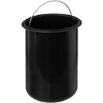 Casa si Gradina - Mobilier - Organizare si depozitare - Cosuri de gunoi - Cos de gunoi cu pedala 5Five Lea cu inchidere soft-close, PP si otel, 17x25 cm, alb - Infinity.ro