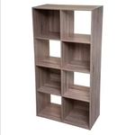 Casa si Gradina - Mobilier - Biblioteci si rafturi - Biblioteci - Biblioteca 5Five Mix n'Modul cu 8 compartimente, finisaj natural, 67x32x134 cm, bej - Infinity.ro