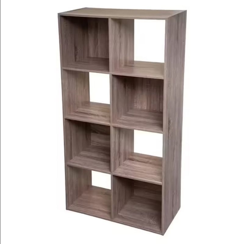 Casa si Gradina - Mobilier - Biblioteci si rafturi - Biblioteci - Biblioteca 5Five Mix n'Modul cu 8 compartimente, finisaj natural, 67x32x134 cm, bej - Infinity.ro