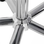 Casa si Gradina - Mobilier - Scaune si fotolii - Scaune - Scaun birou ergonomic, cu sezut din spuma, reglabil pe inaltime, maxim 120 kg, 90x49x48 cm, alb si gri - Infinity.ro