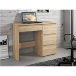 Casa si Gradina - Mobilier - Mese si birouri - Birouri - Birou calculator Beta 3 cu 4 sertare, 94x43x75 cm, finisaj sonoma - Infinity.ro