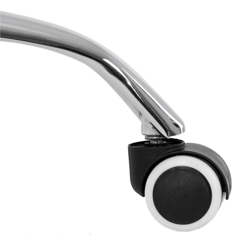 Casa si Gradina - Mobilier - Scaune si fotolii - Scaune - Scaun birou ergonomic, cu sezut din spuma, reglabil pe inaltime, maxim 120 kg, 90x49x48 cm, alb si gri - Infinity.ro