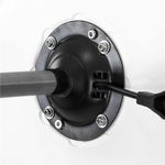 Casa si Gradina - Mobilier - Scaune si fotolii - Scaune - Scaun birou ergonomic, cu sezut din spuma, reglabil pe inaltime, maxim 120 kg, 90x49x48 cm, alb si gri - Infinity.ro