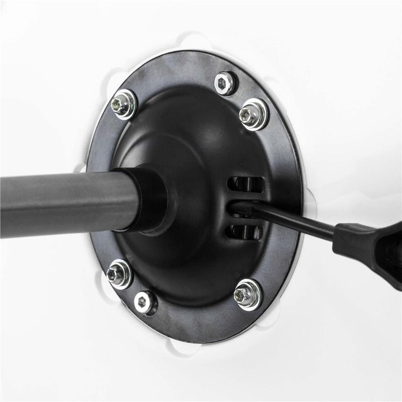 Casa si Gradina - Mobilier - Scaune si fotolii - Scaune - Scaun birou ergonomic, cu sezut din spuma, reglabil pe inaltime, maxim 120 kg, 90x49x48 cm, alb si gri - Infinity.ro