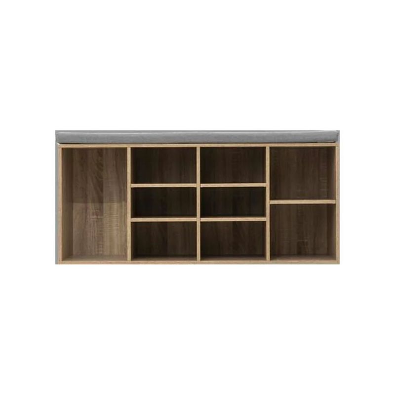 Casa si Gradina - Mobilier - Dulapuri si sifoniere - Dulapuri pantofi - Banca depozitare pantofi 5Five, pentru 8 perechi, sezut tapitat, rafturi detasabile, 105x34x49 cm, bej - Infinity.ro