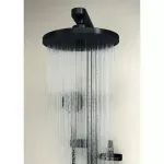 Casa si Gradina - Sanitare - Cazi si cabine de dus - Coloane si seturi de dus - Coloana de dus cu baterie termostatata negru mat Ideal Standard Alu+ - Infinity.ro