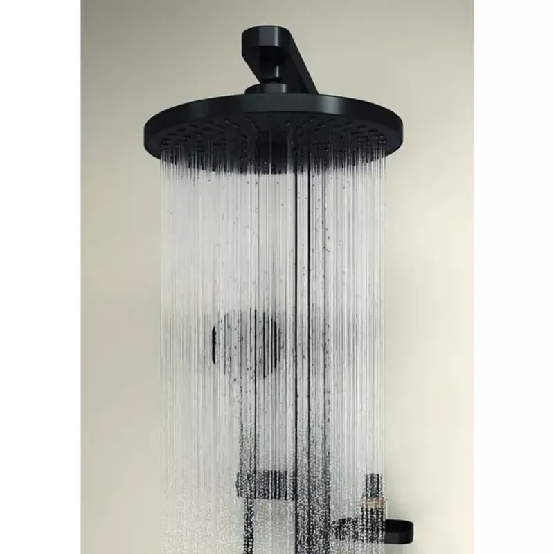 Casa si Gradina - Sanitare - Cazi si cabine de dus - Coloane si seturi de dus - Coloana de dus cu baterie termostatata negru mat Ideal Standard Alu+ - Infinity.ro