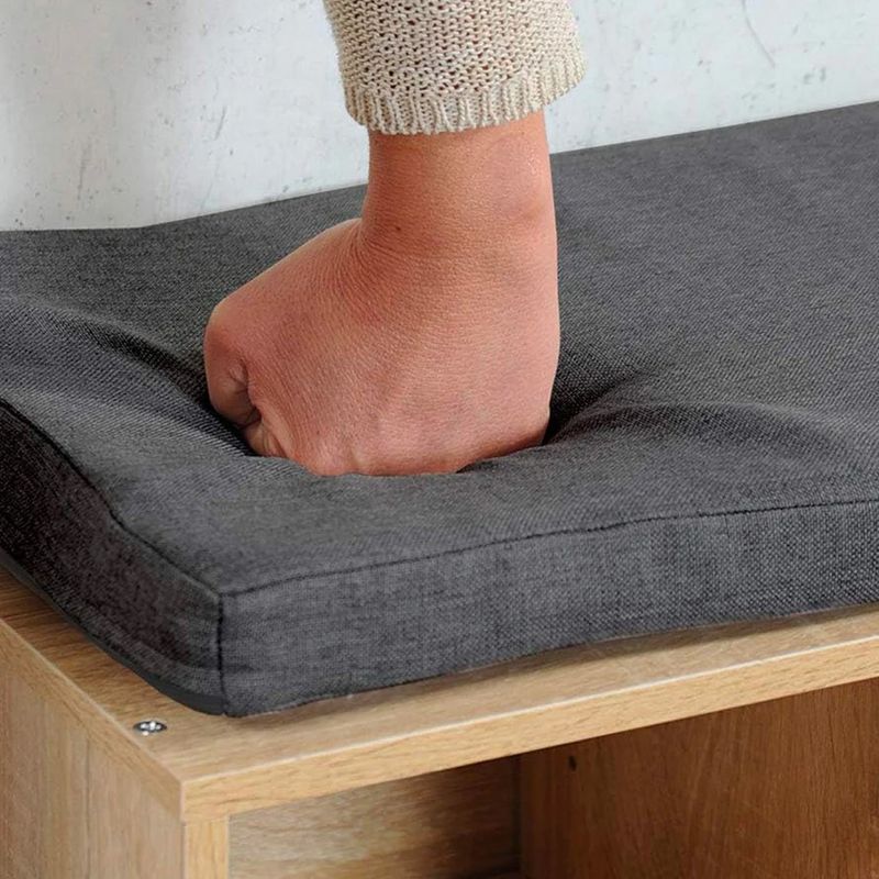 Casa si Gradina - Mobilier - Dulapuri si sifoniere - Dulapuri pantofi - Banca depozitare pantofi 5Five, pentru 8 perechi, sezut tapitat, rafturi detasabile, 105x34x49 cm, bej - Infinity.ro